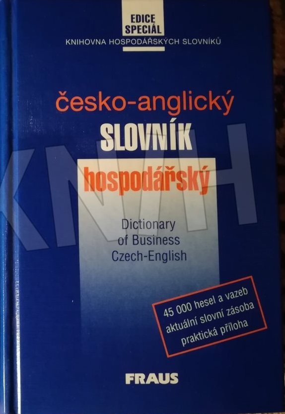 Česko-anglický hospodářský slovník