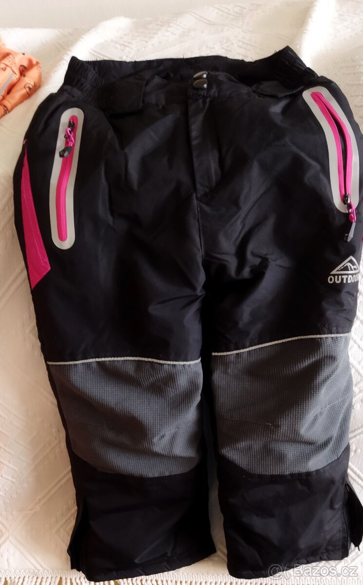 Dětské softshellové kalhoty pro holčičku, vel. 116