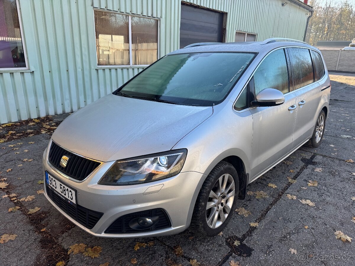 SEAT ALHAMBRA 2,0 TDI,103 KW,ROK 2012,NAJ 208 TKM,KLIMA