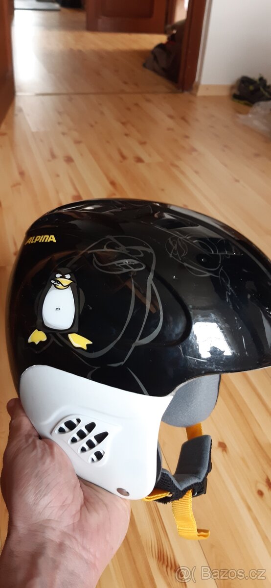 Detska prilba na lyze Alpina Carat Pinguin vel.48-52