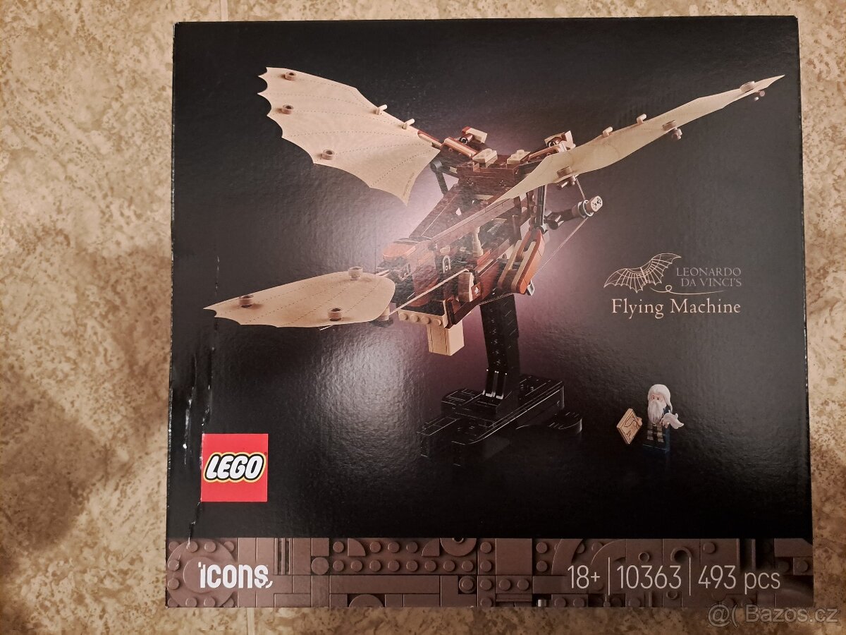 LEGO Icons 10363 Létající stroj Leonarda da Vinciho