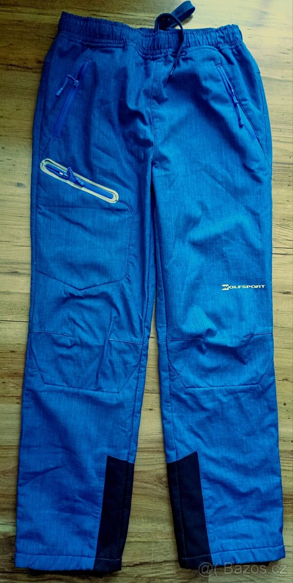 Zimní Softshell kalhoty 140-146