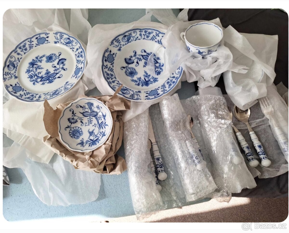 Porcelánová sada cibulák