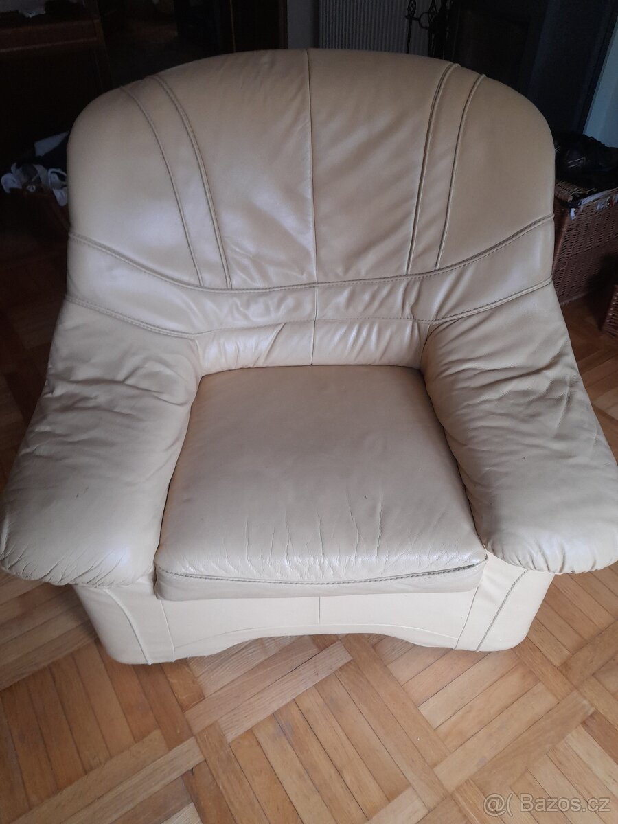 Kožené křeslo