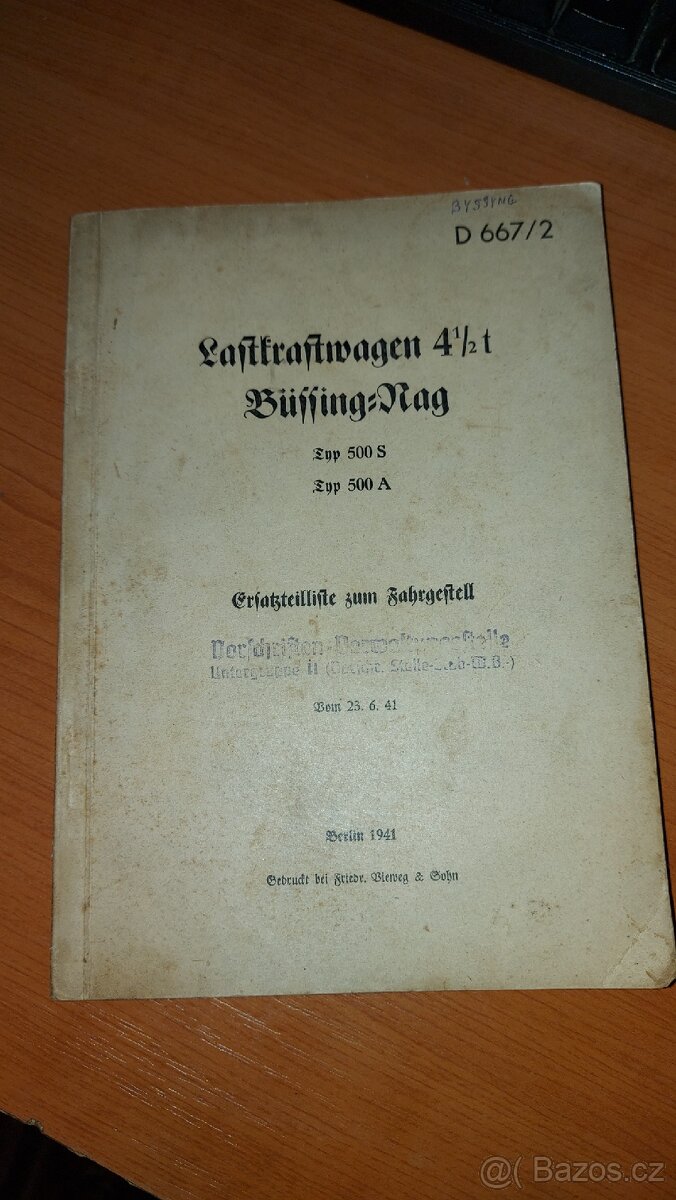 Prodáno - Prodám knížku ND na 500 S a 500 A