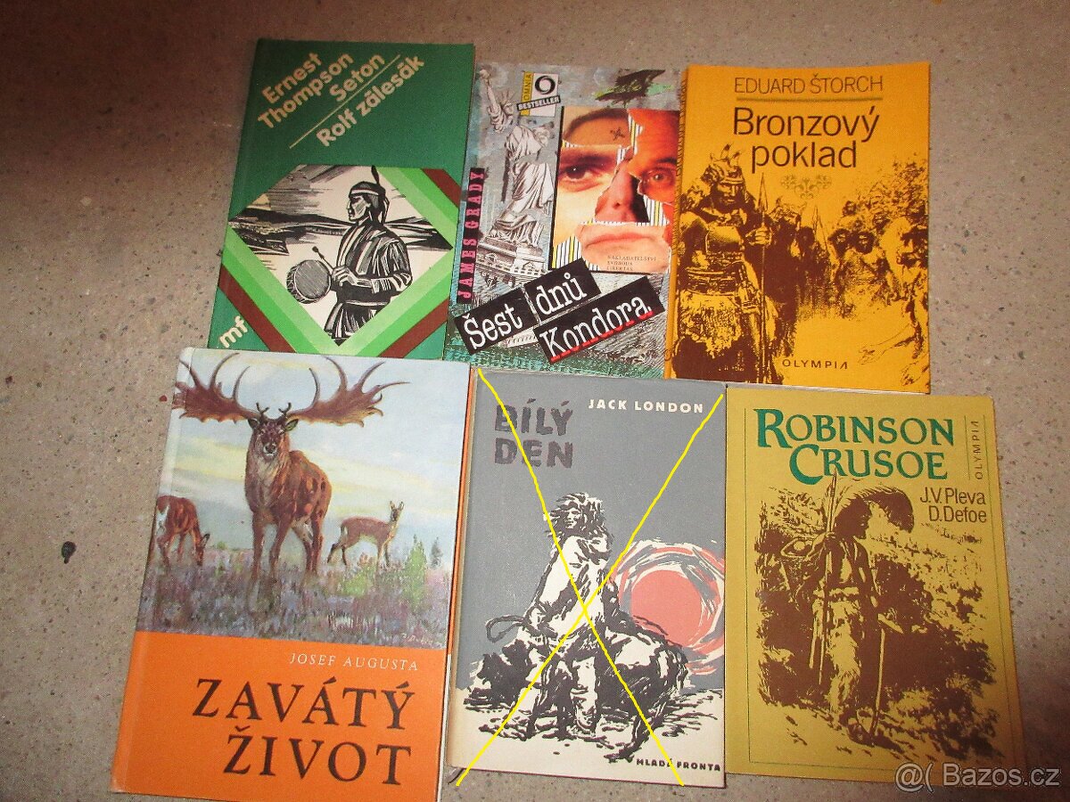 Dobrodružné knížky - vyberte si.
