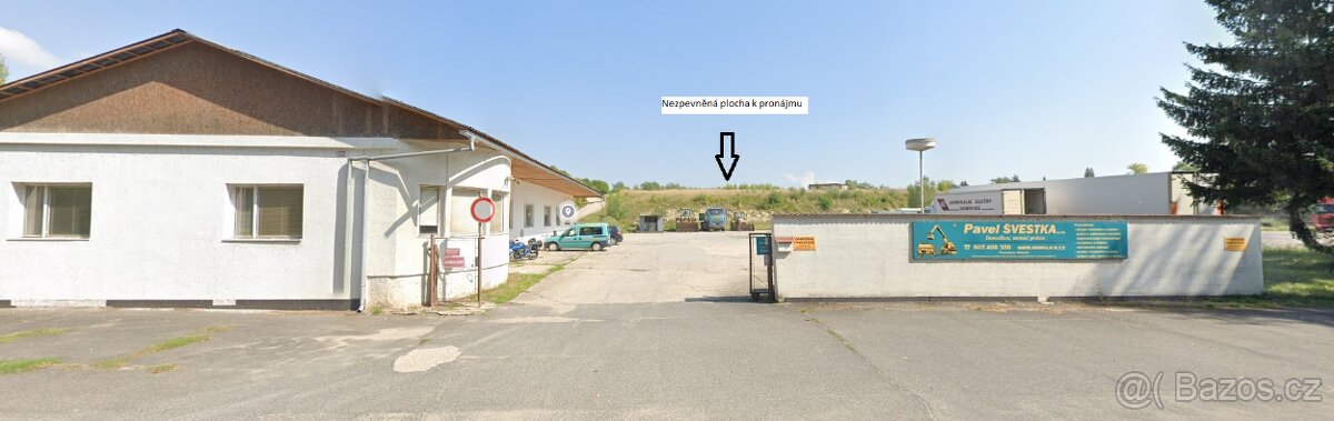 Pronájem nezpevněné plochy 1000m2