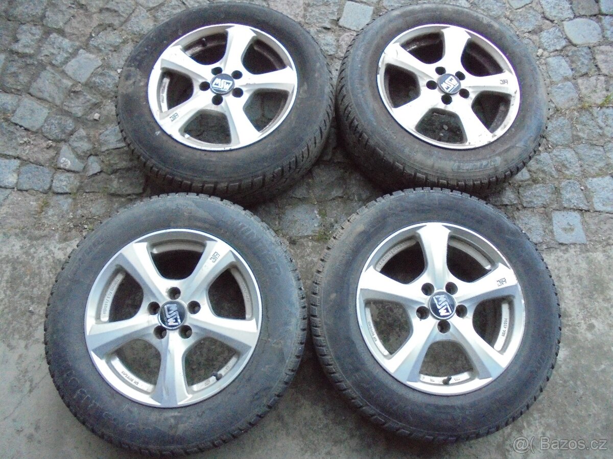 15"  sada MSW elektrony Octavia 1. (bez pneumatik)