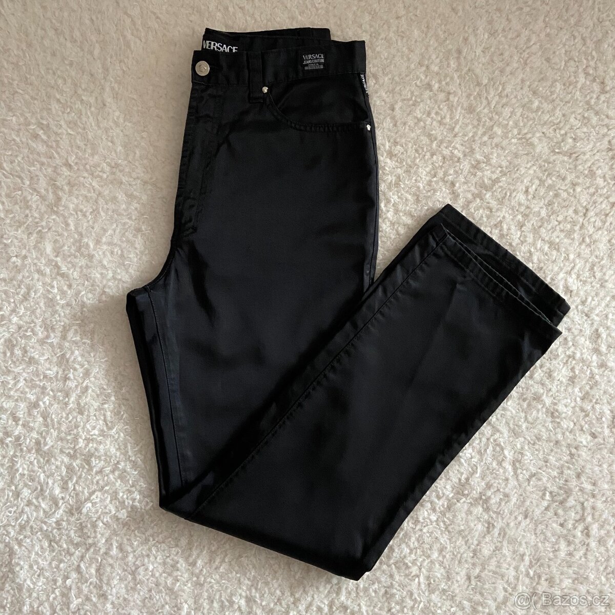 Pánské černé džíny rifle VERSACE vel. M/31