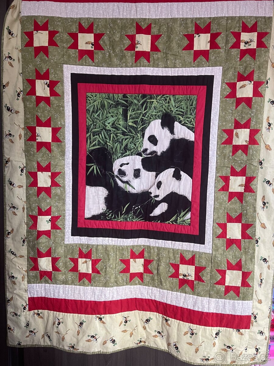 Patchworkova deka pandy