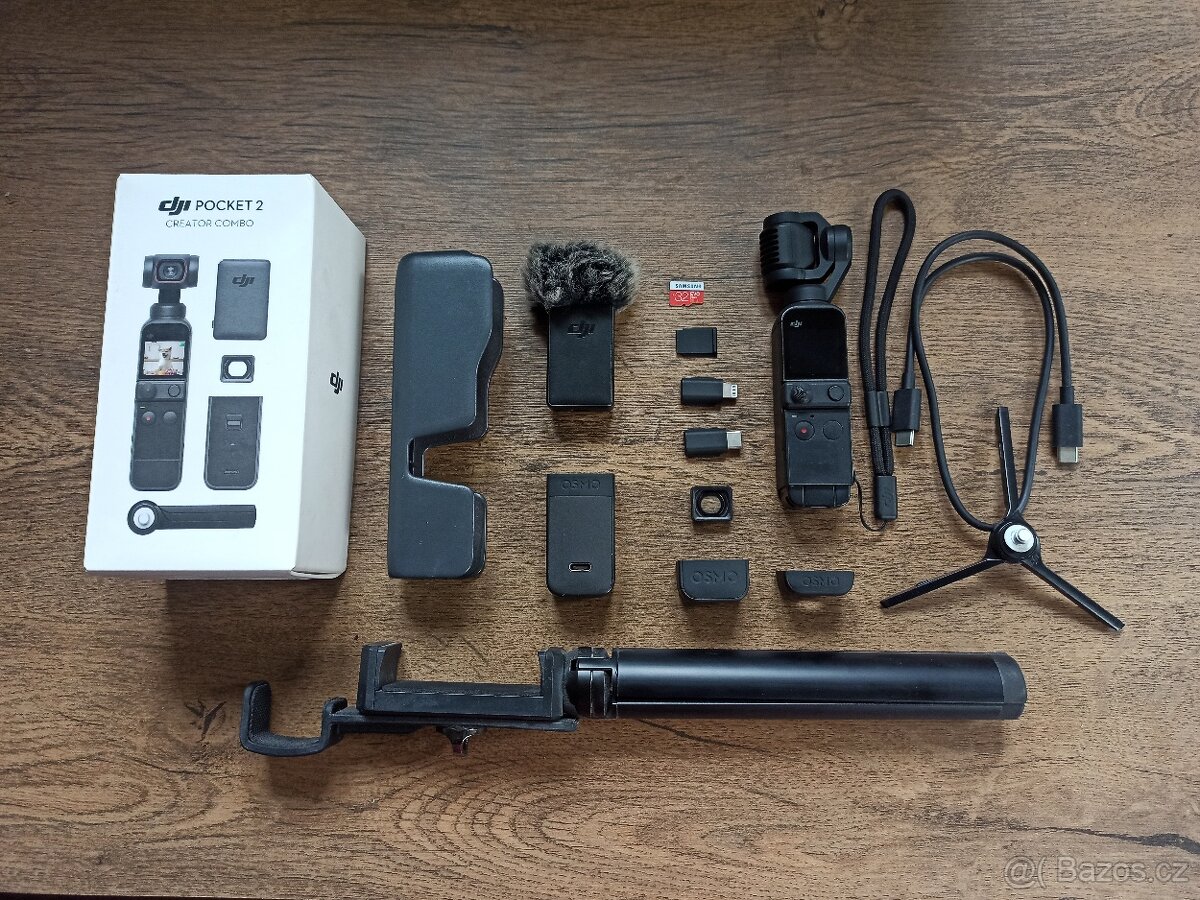 DJI osmo pocket 2 creator + stativ a držák