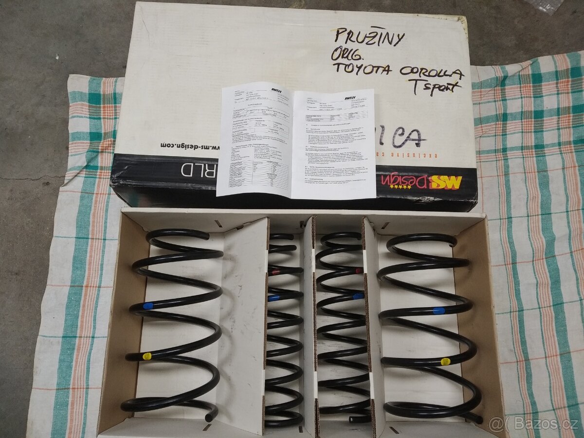 Originální set pružin Toyota Corolla