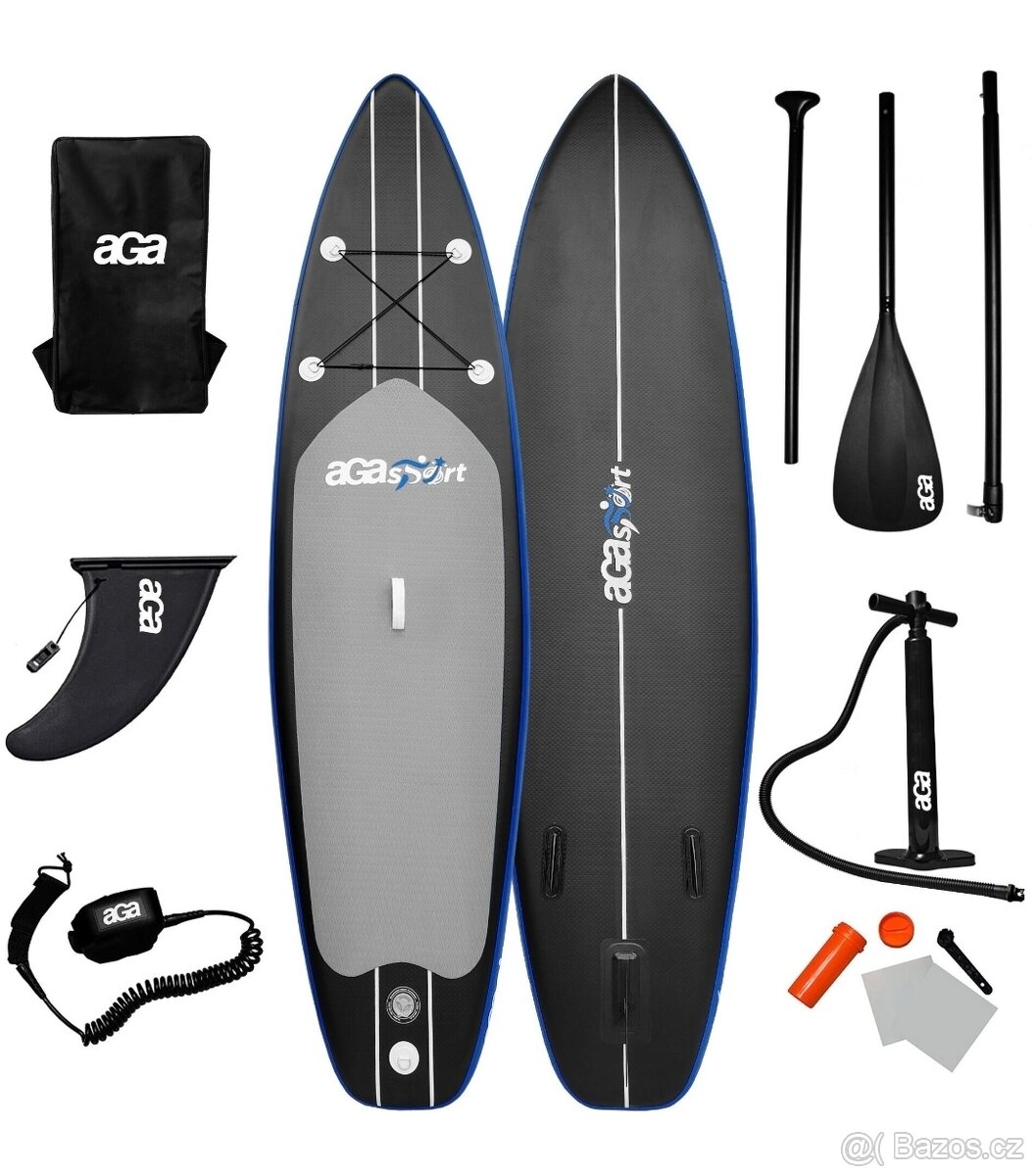 NOVÝ paddleboard Aga DS2204 – 320 × 81 × 15 cm | Včetně komp