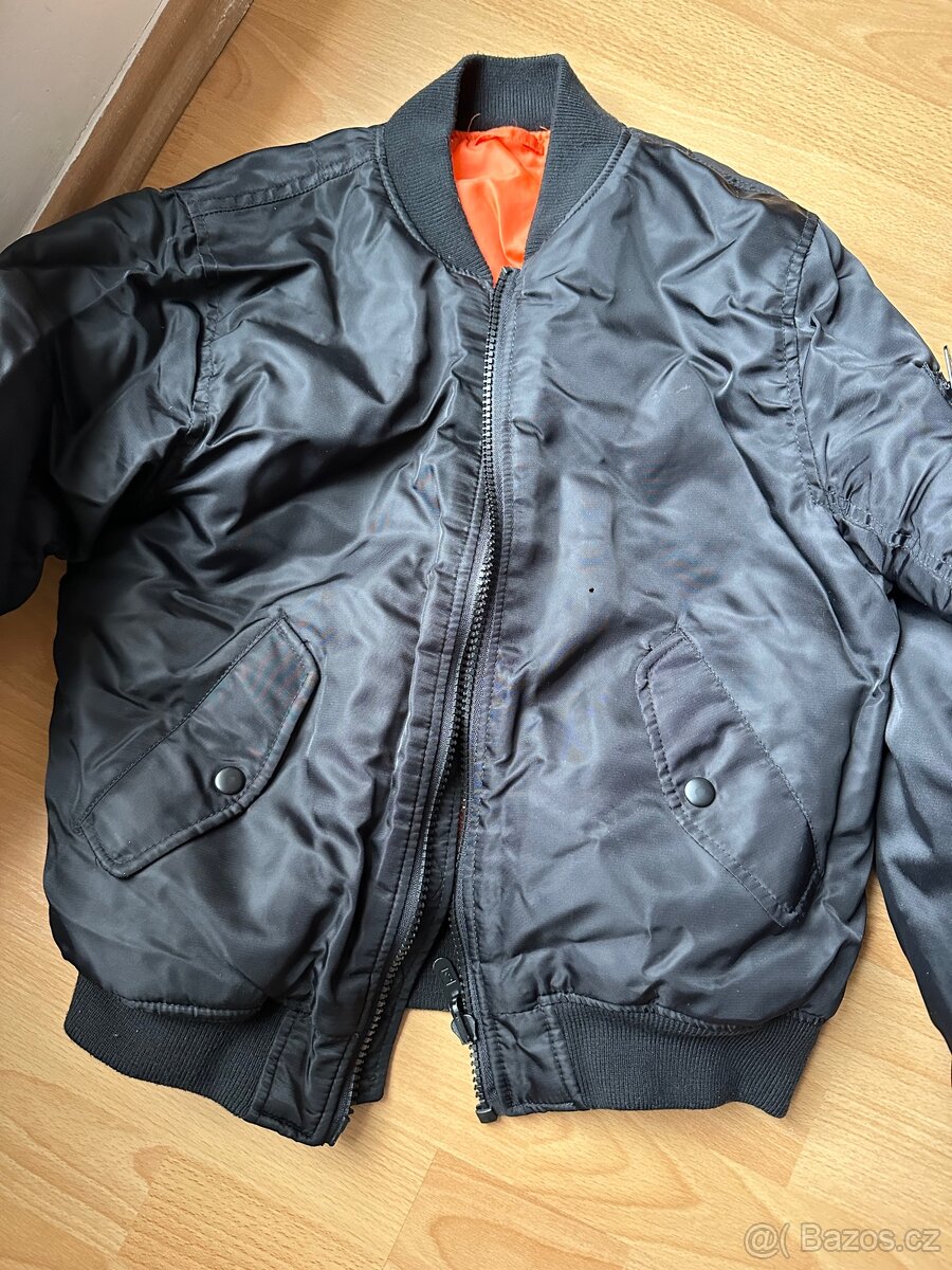 Přechodová bunda bomber, velikost 150-160 cm