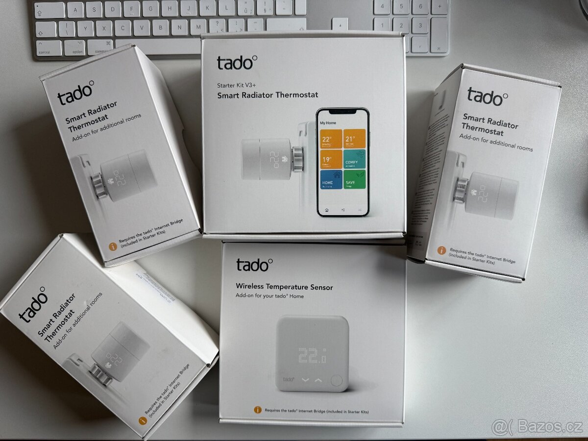 TADO chytre ovladani topeni velka sada