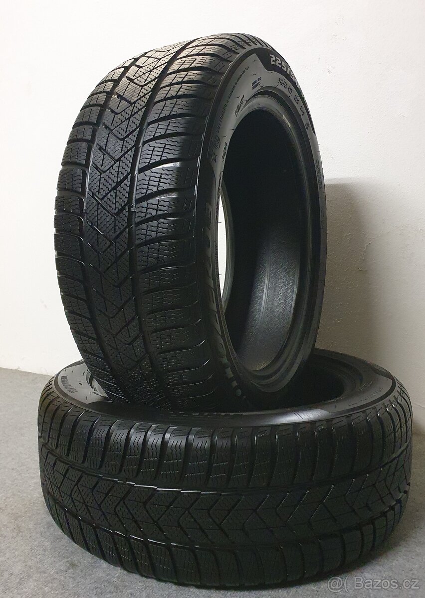 2x ZÁNOVNÍ 225/50 R17 Zimní pneu Pirelli Sottozero 3 Winter