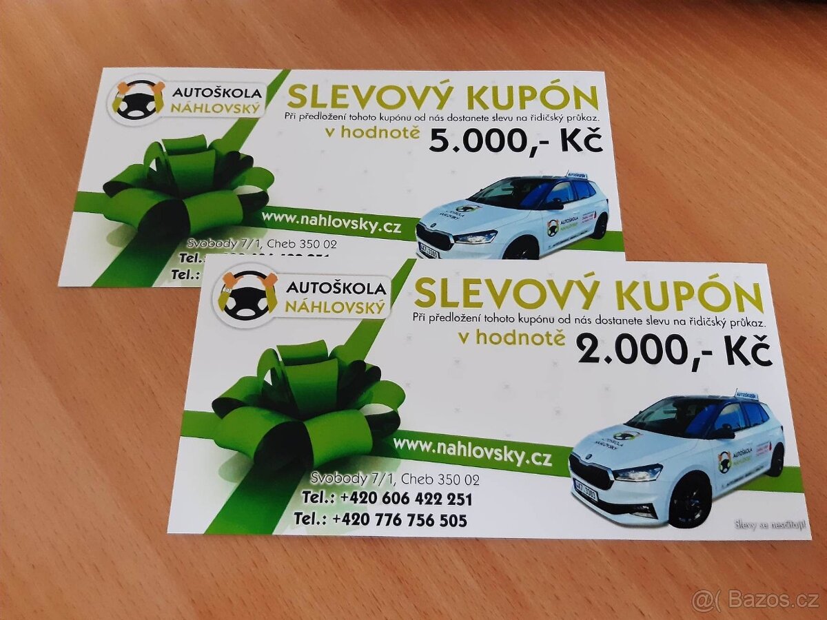 Slevy na autoškolu v Mariánských lázních/Chebu