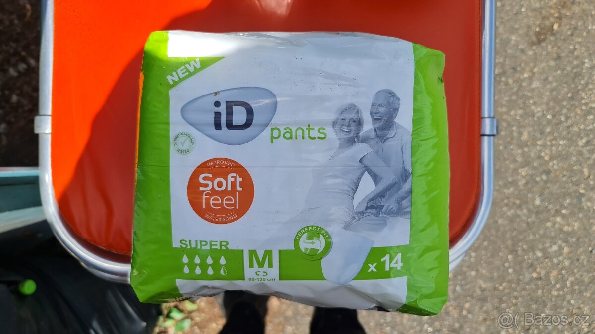 plenkové kalhotky iD Pants Medium Super navlékací 14 ks