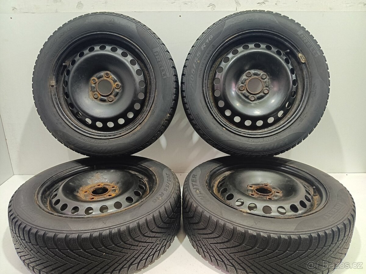 Zimní kola Ford 5x108 R16 pneu 205/55/16 Pirelli