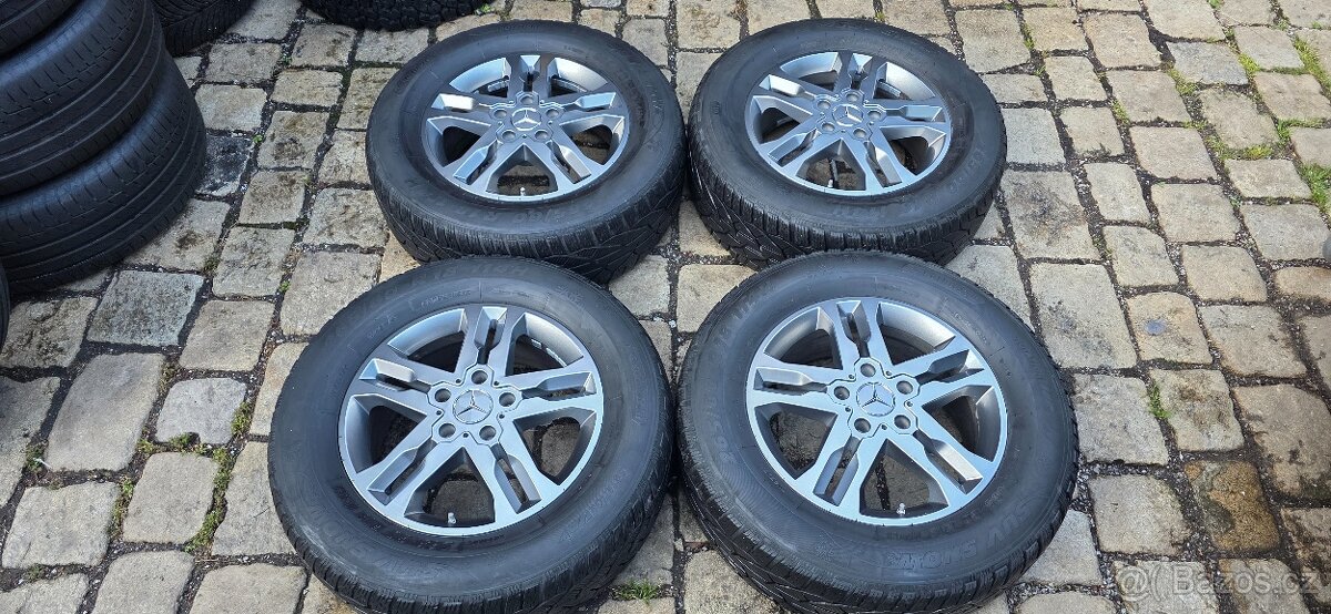 Disky Mercedes G 18", 5x130, zimní pneu 265/60/18 - pošlu
