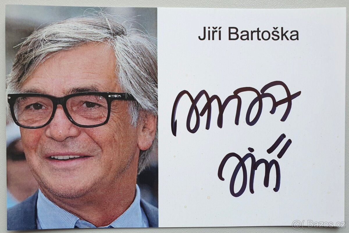 Autogram Jiřího Bartošky