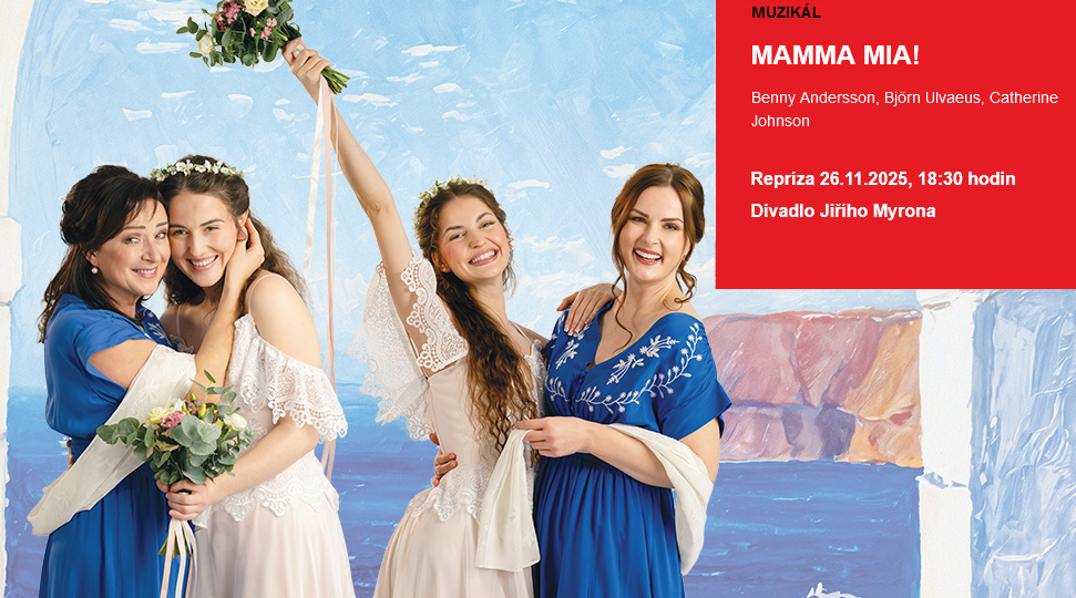 MammaMia 26.11 2lístky DJM Ostrava