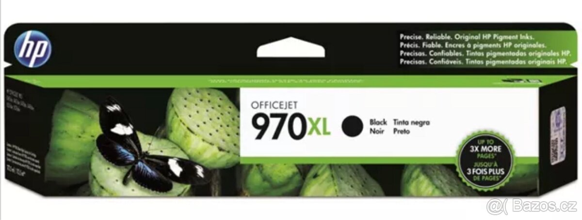 HP 970XL černá a HP 971XL žlutá, azurová, purpurová