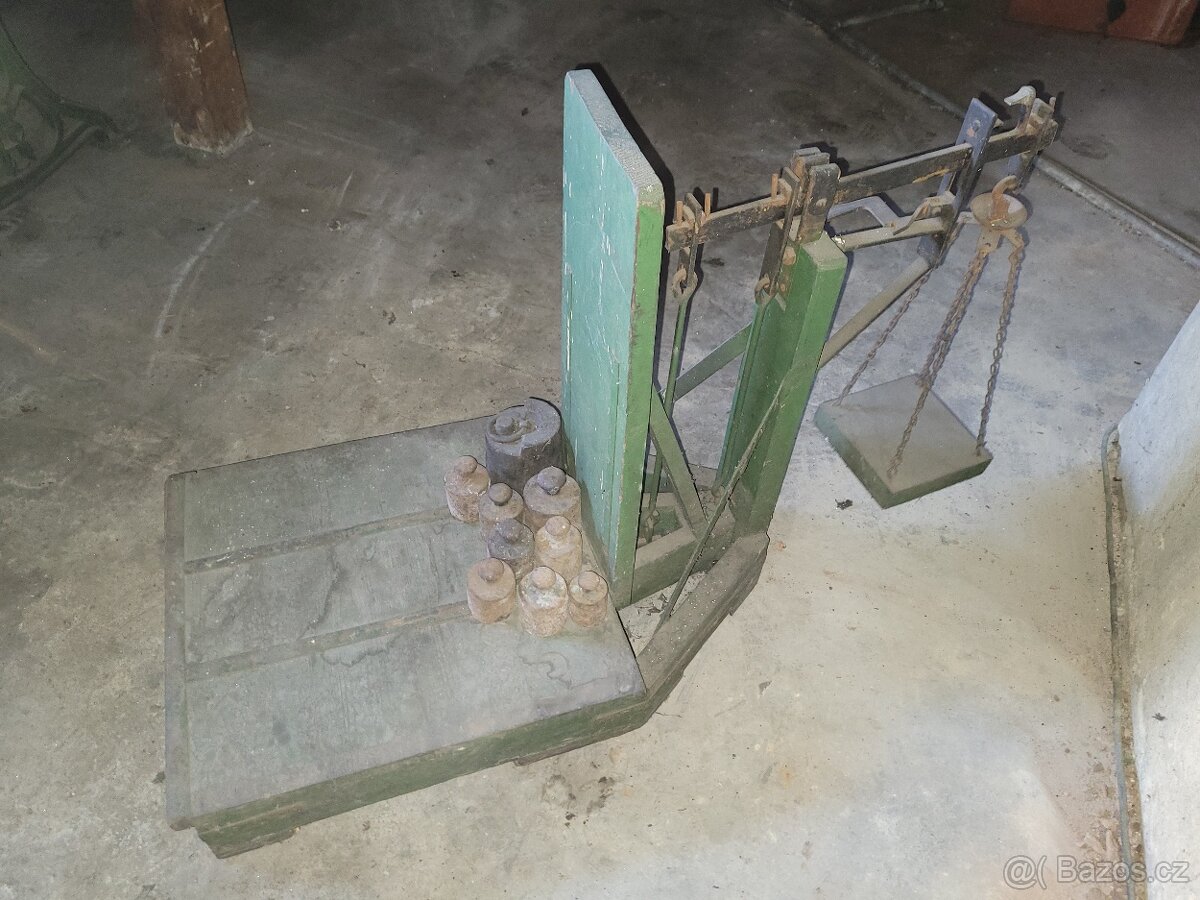 Váha - Decimálka - pěkná funkční ale i dekorace - Děčín