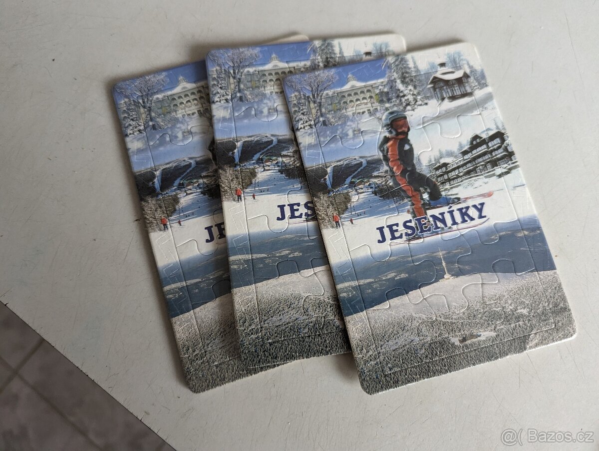 Prodám pohlednici puzzle