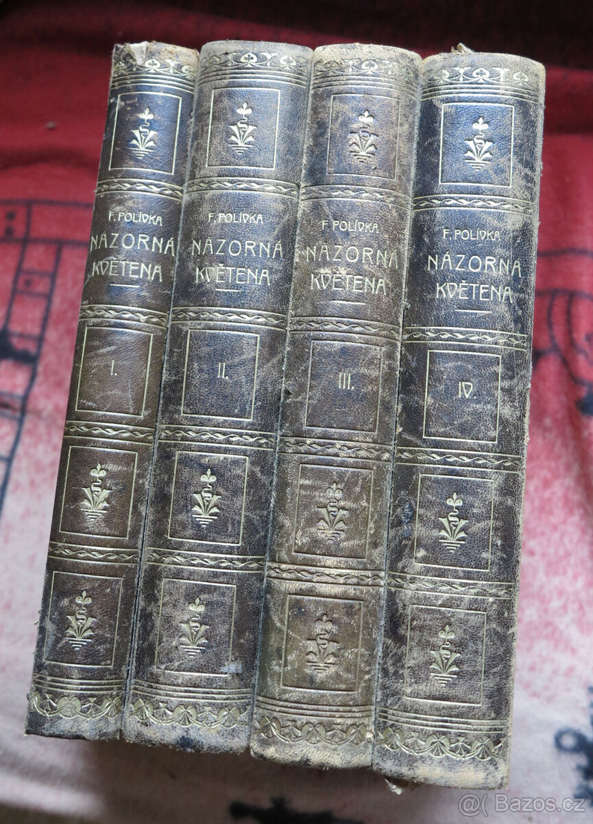 Názorná květena zemí koruny české (Fran. Polívka) 4 knihy