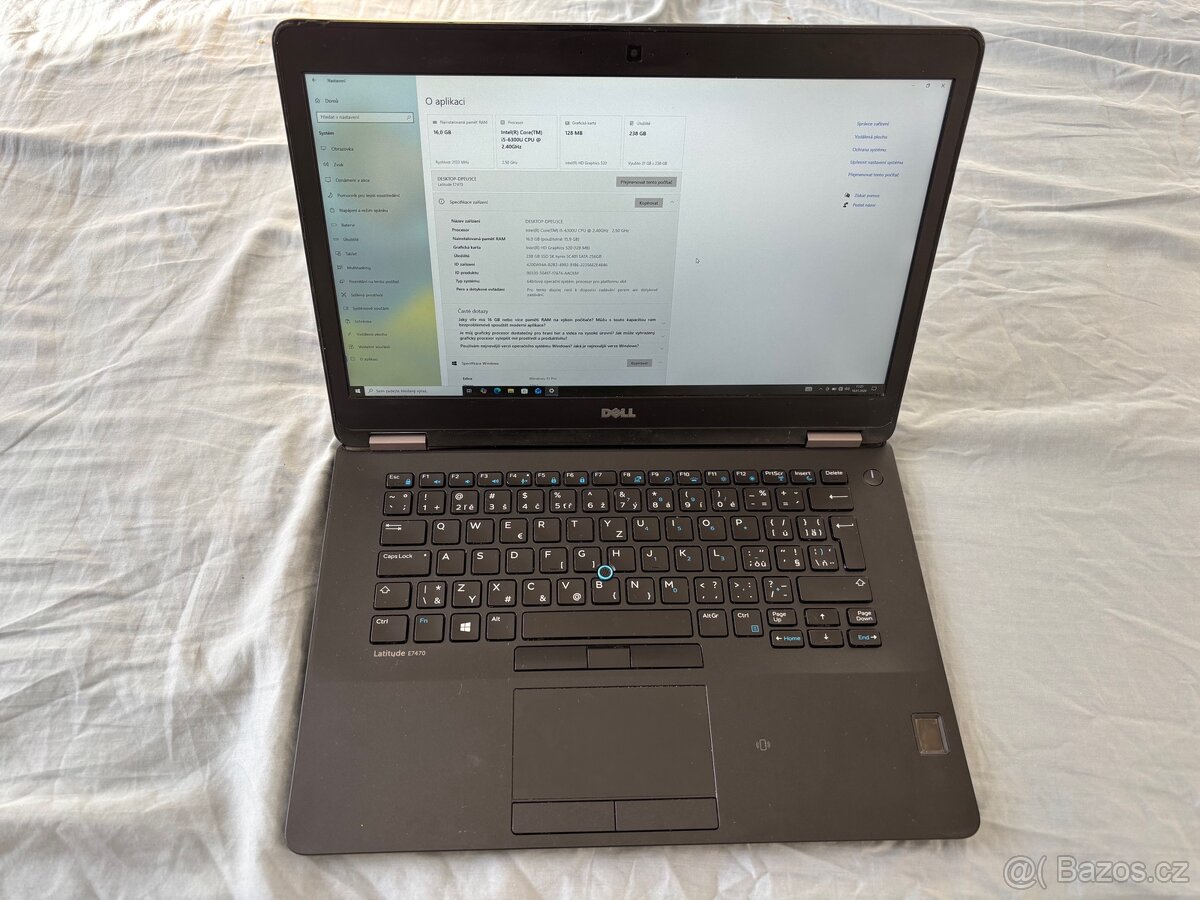 Dell Latitude E7470 | i5 | 16GB RAM | 256GB SSD | Win 10 Pro