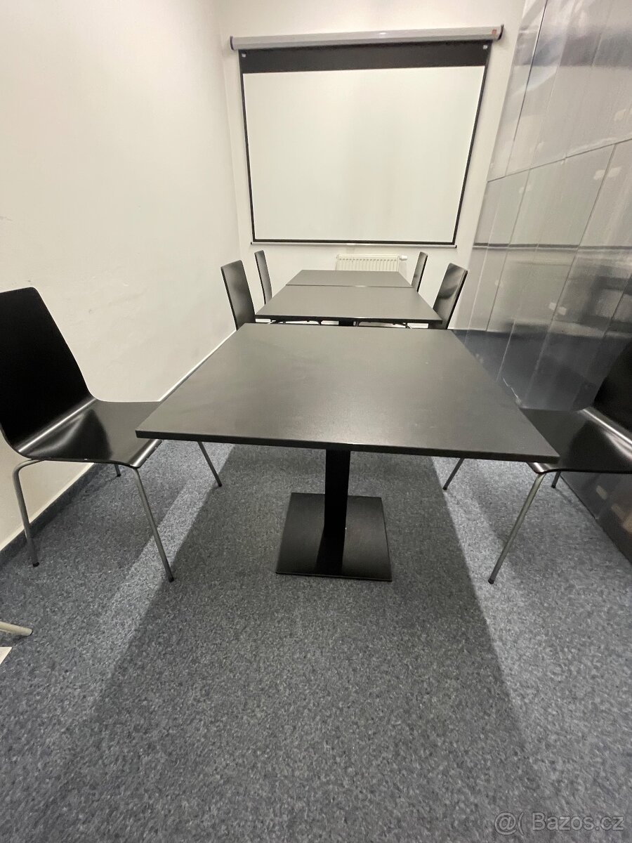 3x deska stolu 80 x 80 cm bez podnože