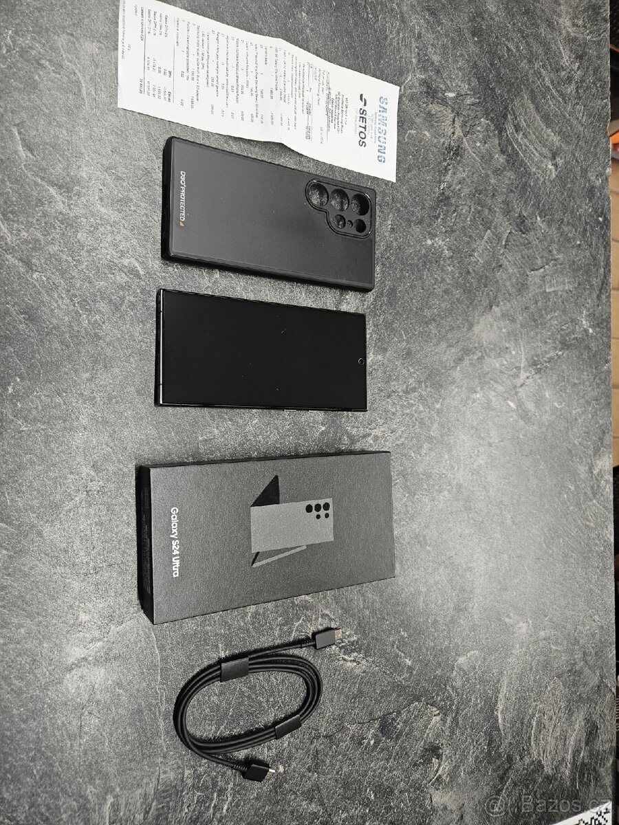 Samsung S 24 Ultra, top stav, záruční list do 12/2026