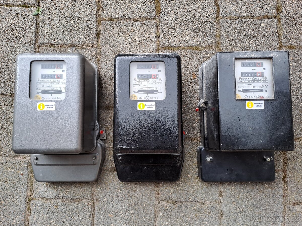 3f elektroměry dvoutarif funkční