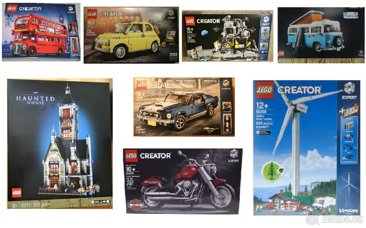 LEGO - sbírka CREATOR EXPERT / ICONS
