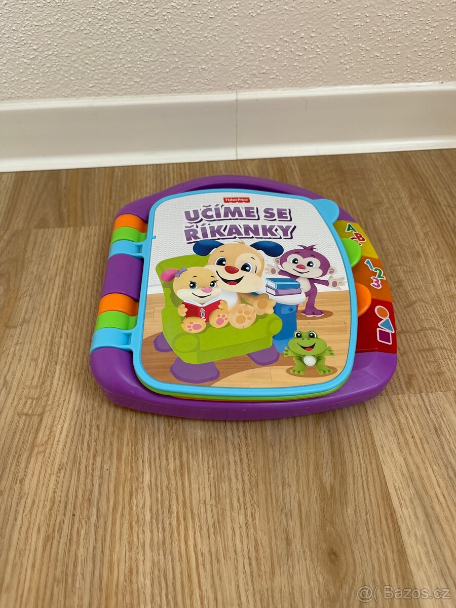 Fisher Price kniha Učíme se říkanky