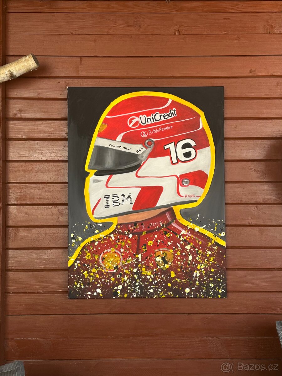 Formule 1 obraz Charles Leclerc Ferrari