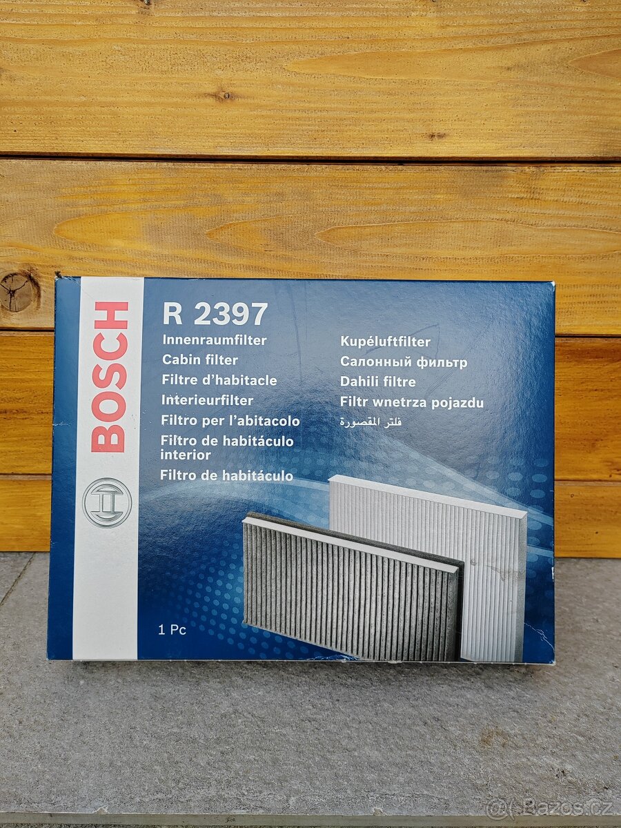 Kabinový a naftový filtr Bosch
