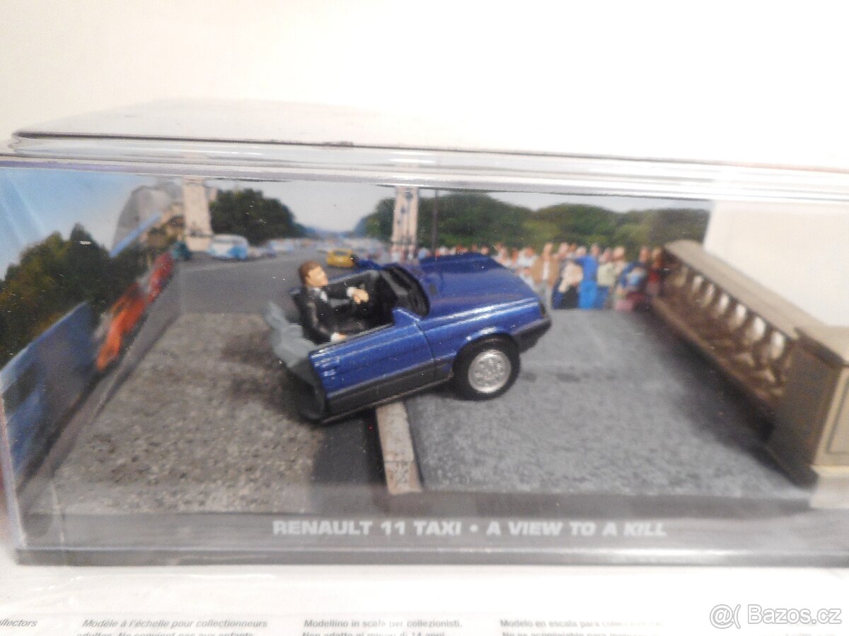 Model auta Renault 11 půl vozu