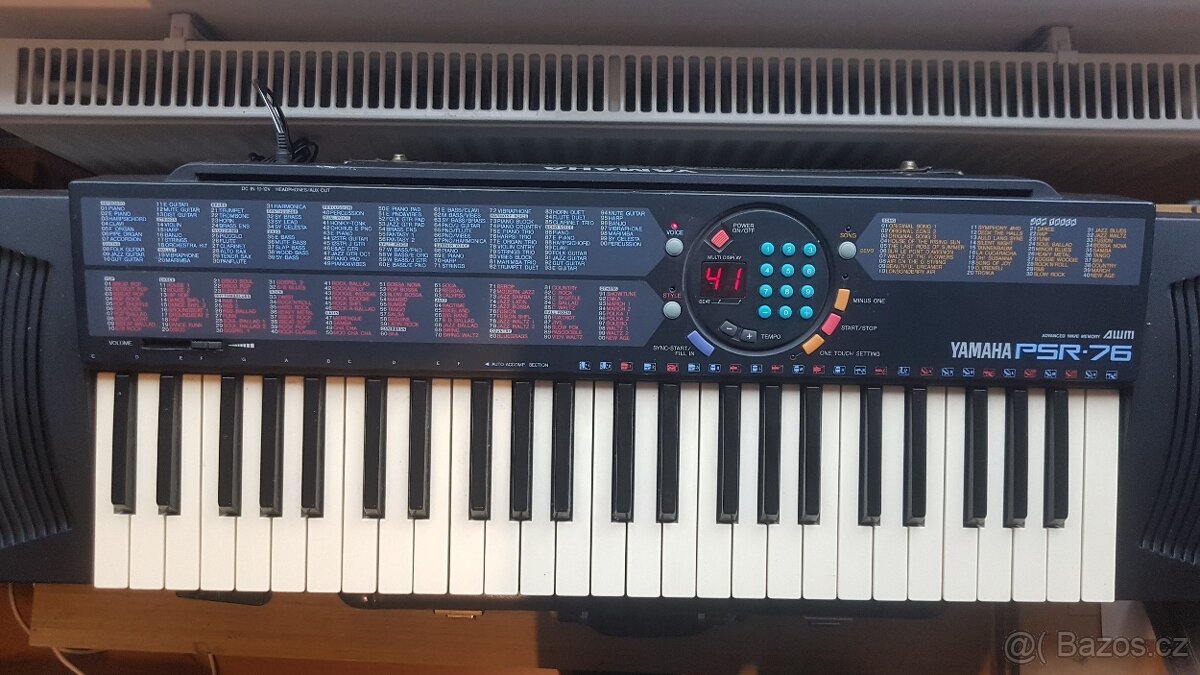 Prodám nepoužívané Yamaha PSR-76
