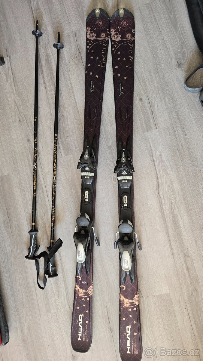 Prodám lyže HEAD FINE ONE + vázání HEAD ONE RF9