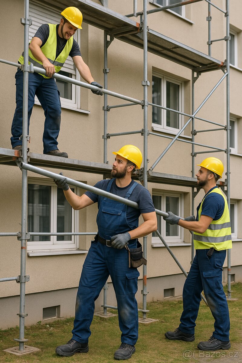 Montéři lešení do Německa