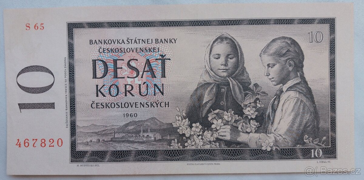 UNC 10kčs 1960