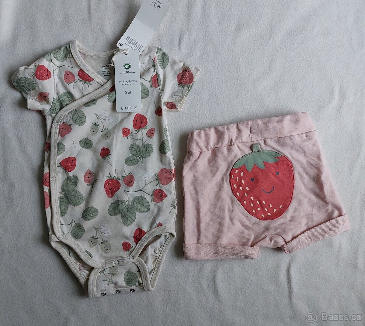 Letní set jahody Lindex vel. 62