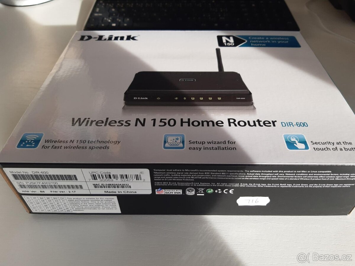 d-link wireless n 150 home router dir-600
