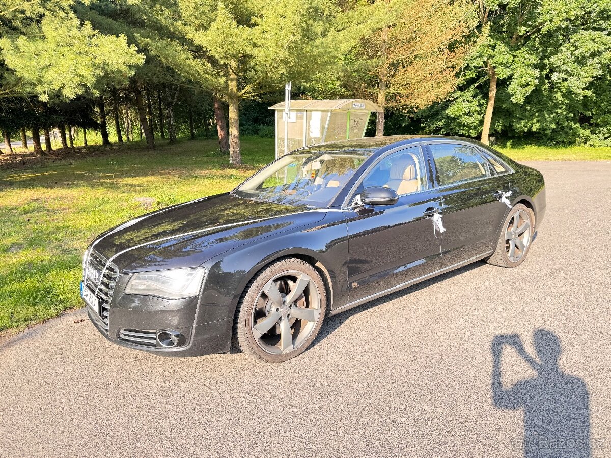 Pronájem Audi A8L s řidičem