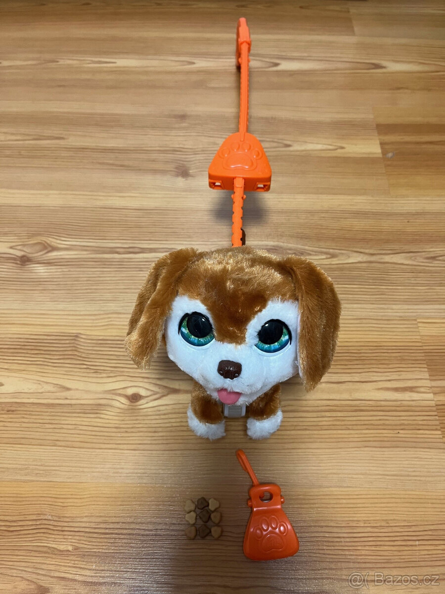 Hasbro pejsek na vodítku FurReal