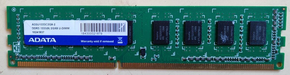 ADATA RAM paměť DDR3