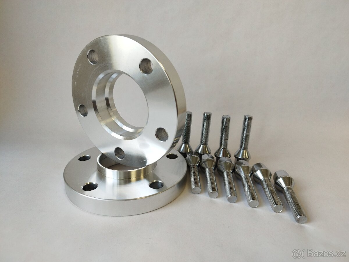 BMW podložky 5x120 – změna středu 74,1 → 72,5 mm