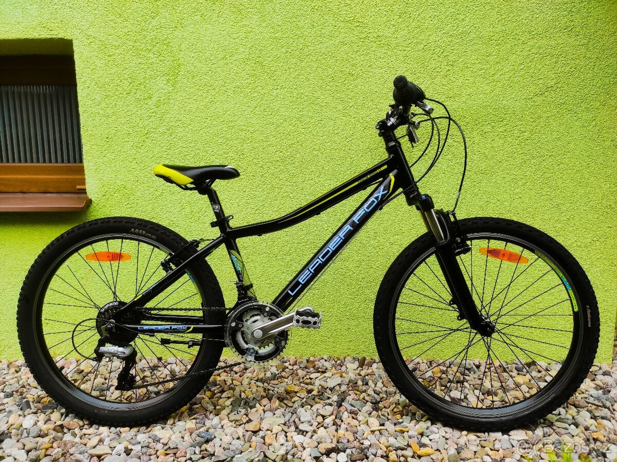 Značkové dětské horské kolo LEADER FOX 24"